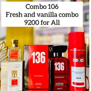 Combo 106 Fresh Vanilla Combo Unisex