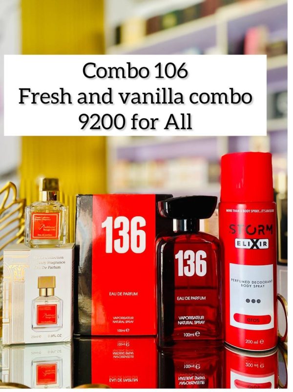 Combo 106 Fresh Vanilla Combo Unisex