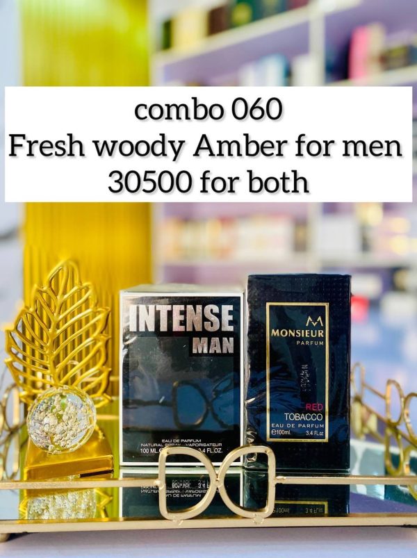 Combo 060 Fresh woody Amber for men