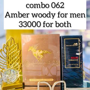 Combo 062 Amber woody for men