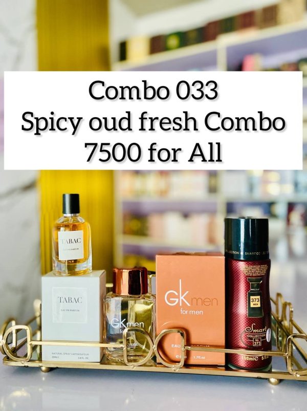 Combo 033 Spicy oud fresh Combo