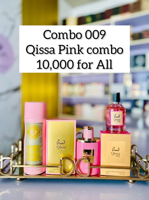 Combo 009 Qissa Pink Combo