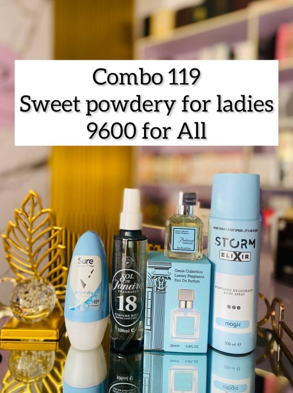 Combo 119 Sweet powdery for ladies