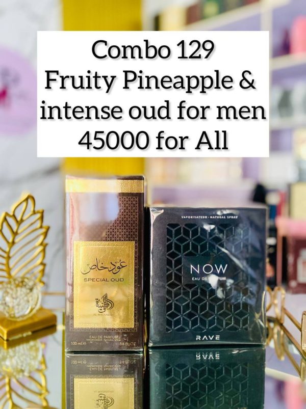 Combo 129 Fruity pineapple & Intense Oud for men