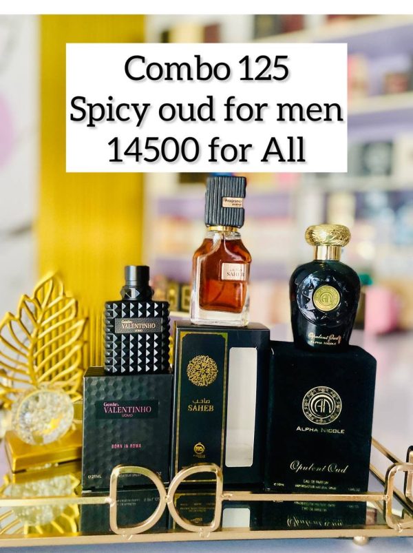 Combo 125 Spicy oud for men