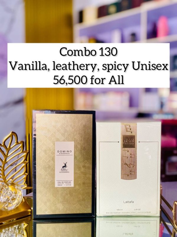 Combo 130 Vanilla leathery Spicy Unisex