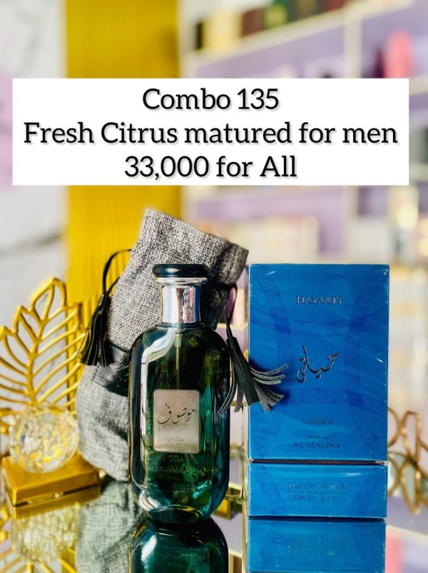 Combo 135 Fresh Citrusy Matured for men