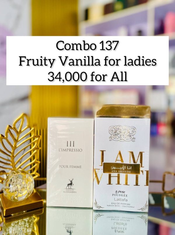 Combo 137 Fruity Vanilla for ladies