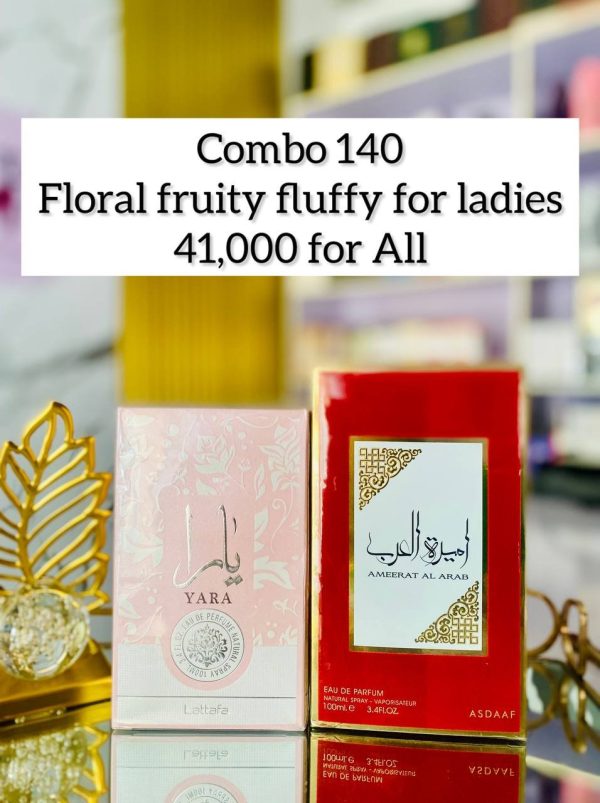 Combo 140 Fruity Floral Fluffy for ladies