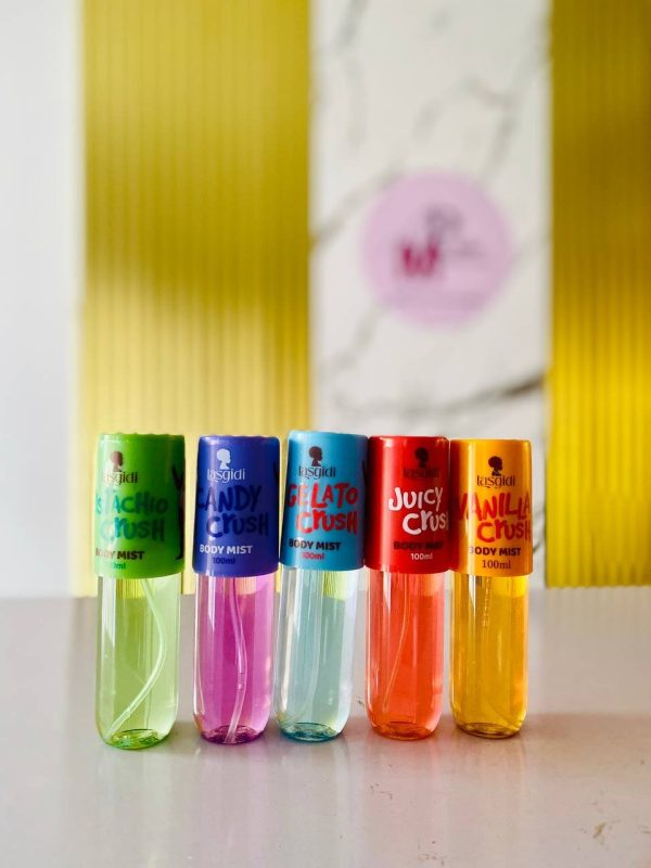 Lasgidi Body Mist Vanilla Crush and others