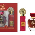 Lamsat harir 2 in 1 Perfume 100ml and body spray gift set