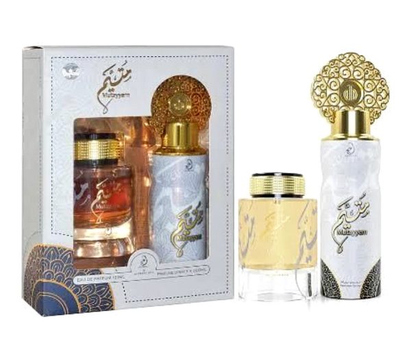 Mutayyem 2 in 1 gift set perfume 100ml  and body spray