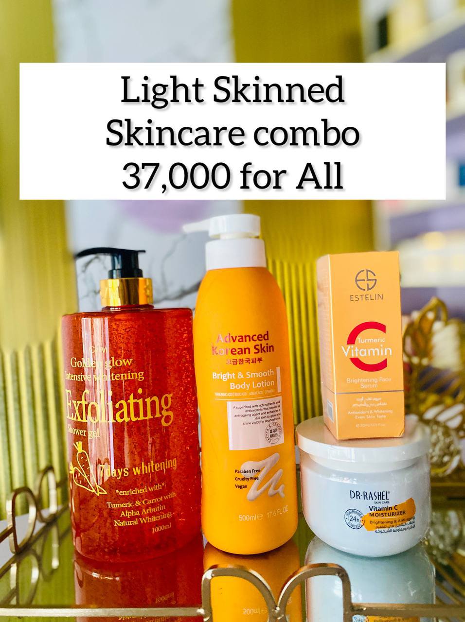 Light Skinned Skin care combo